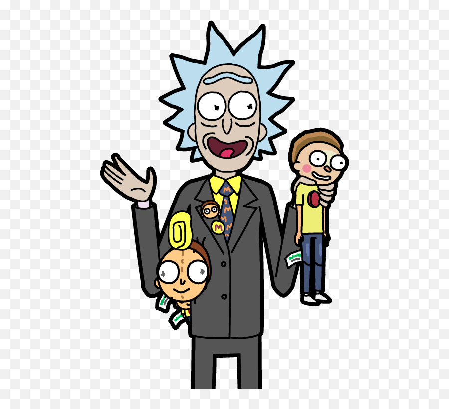 Download Salesman Rick - Weird Rick Pocket Mortys Png Image Salesman Rick,Weird Png