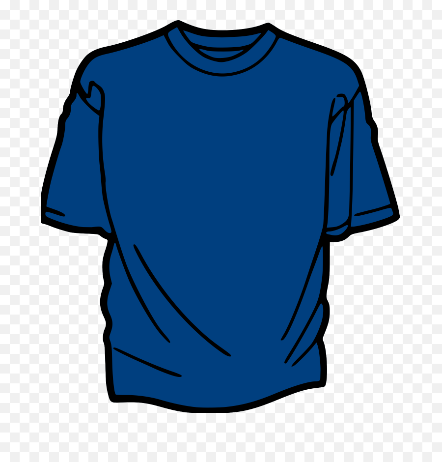 T Shirt Template Blue Clip Art - Vector Clip Transparent Red T Shirt Clip Art Png,Blue Shirt Png