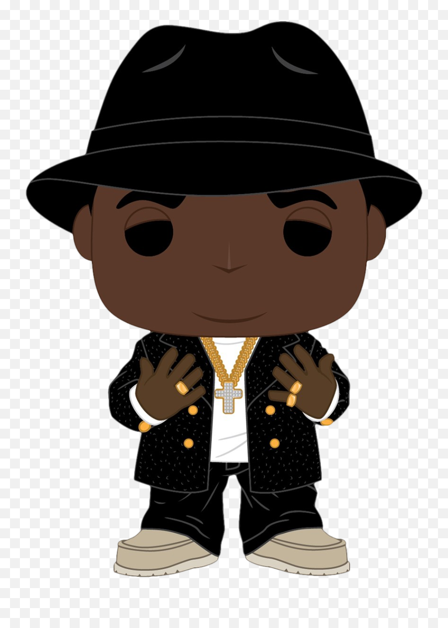 Rocks - Notorious Big Notorious Big In Black Suit U2013 Funko Pop Vinyl Figure Biggie Smalls Pop Funko Png,Biggie Png