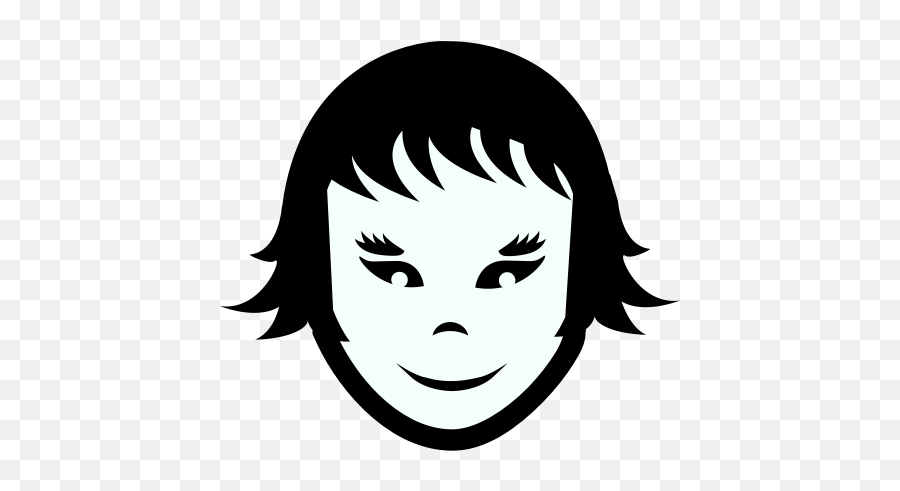 Weird Boy Face Vector Image - Vektor Emo Hitam Putih Png,Weird Face Png