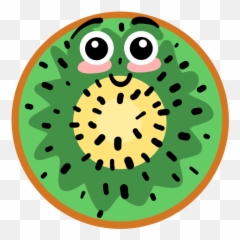 Kiwi Kiwifruit Flat - Imagem De Kiwi Desenho Png,Kiwi Transparent