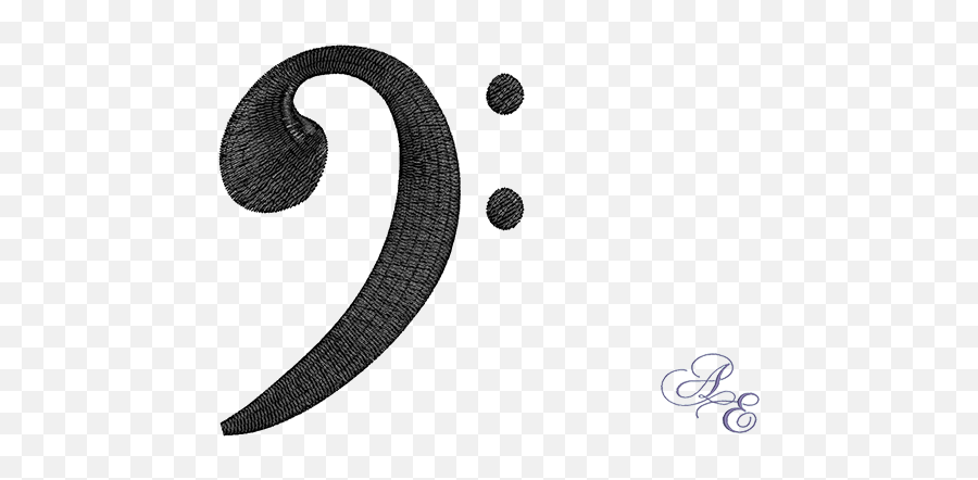 Bass Clef - Crescent Png,Bass Clef Png