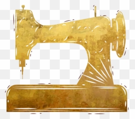 Vintage Sewing Machine Clip Art Free - Vector Png