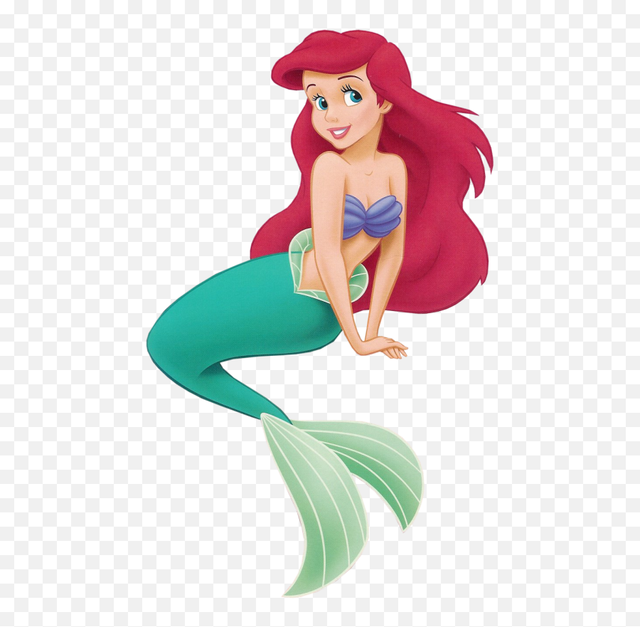 Little Mermaid Font - Ariel Cartoon Little Mermaid Png,Mermaid Transparent Background