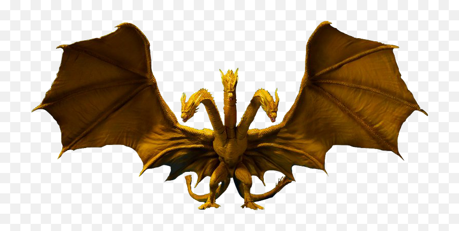 Ghidorah Png Clipart Mart - King Ghidorah 2019 Toy,Bat Clipart Png