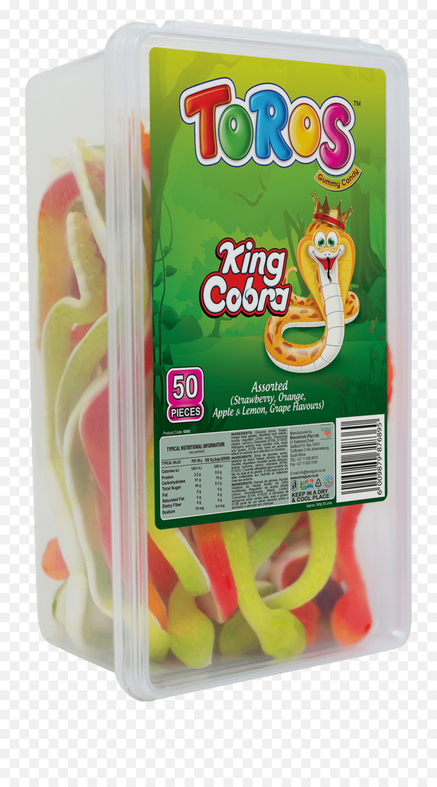 King Cobra - Assorted U2022 Toros Gummy Jelly Animal Figure Png,King Cobra Png