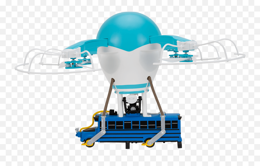 Epic Games And Jazwares Reveal Battle Bus Fortnite Drone - Fortnite Battle Bus Drone Png,Fortnite Loot Png