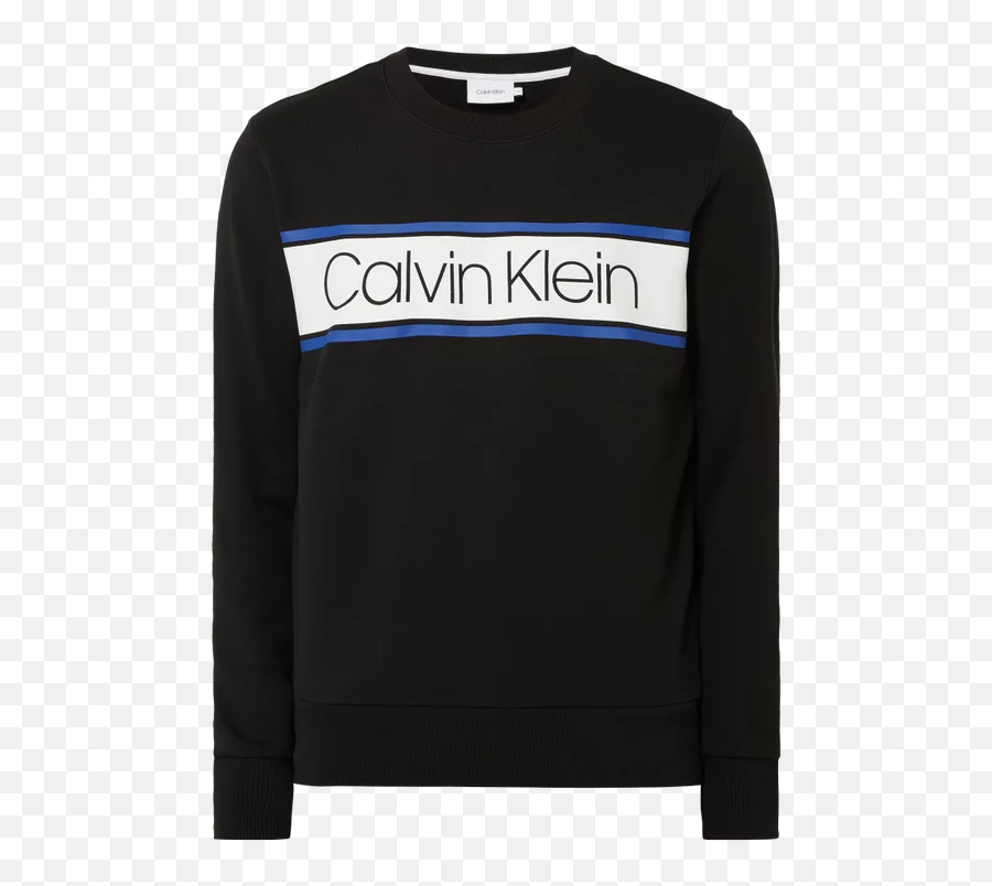 Ck Calvin Klein - Sweatshirt Mit Logoprint Schwarz Sweater Png,Ck Logo