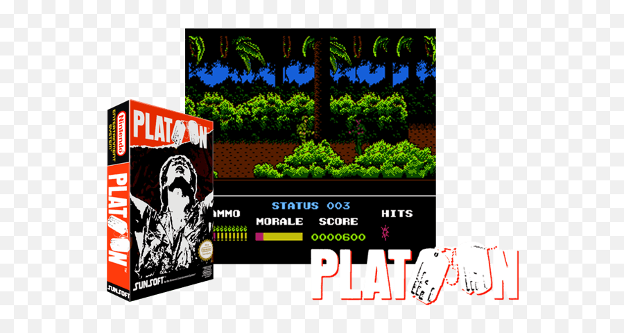 Platoon Usa Just Another Nintendo Nes Classic Game - Online Advertising Png,Nes Png