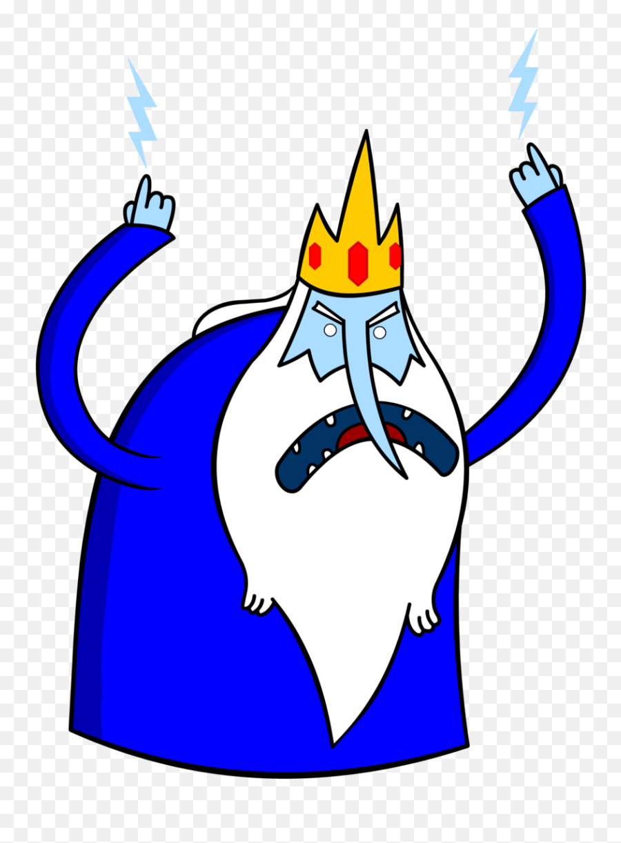 Adventure Time Angry Ice King - Finn And Jake Adventure Time Characters Png,King Png