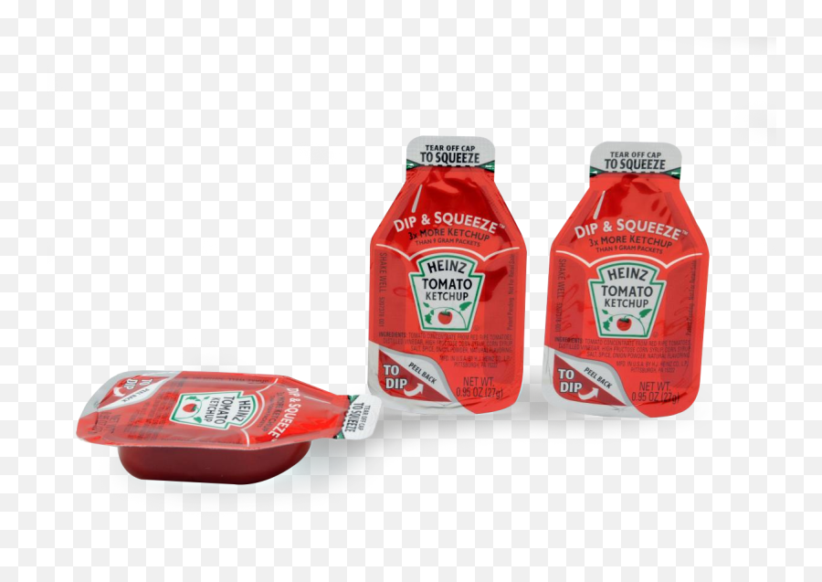 Heinz Dip Squeeze Tomato Ketchup - Ketchup Packets Png,Ketchup Png