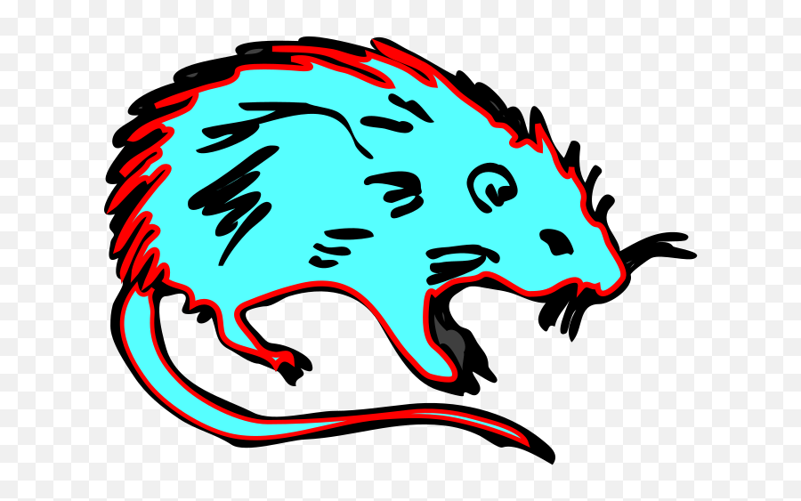 Hot Blue Rat Png Svg Clip Art For Web - Black Plague Clipart Transparent,Rat Png