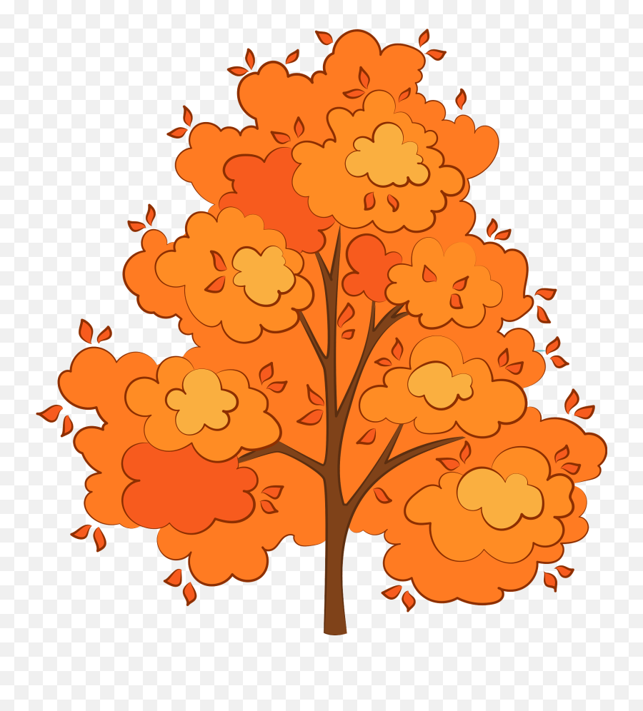 Fall Tree Clipart - Arbo De Oto O Animadas Png,Fall Tree Png