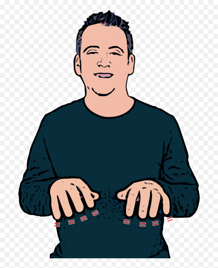 Download Both Open Hands Held Next To Each Other In Front Of - Typing In Sign Language Png,Open Hands Png