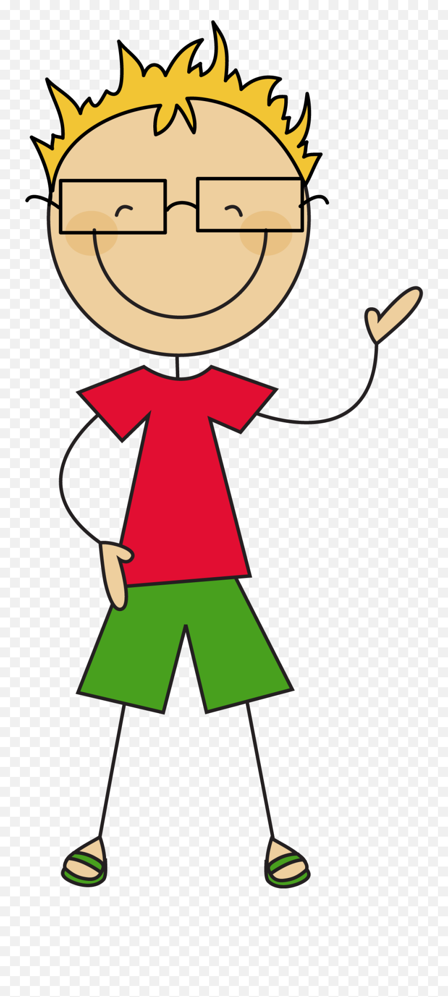 Download Boy Stick Figure Clipart - Transparent Stick Clip Art Stick Figure Cartoon Png,Boy Clipart Transparent