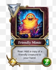 Friendly Mimic Id 34623956 - Gods Unchained Opensea Friendly Mimic Png,Mimic Png
