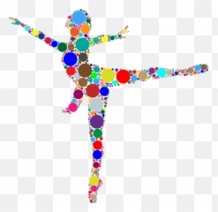 Ballet Dancer Silhouette - This Free Icons Png Design Of Colorful Body