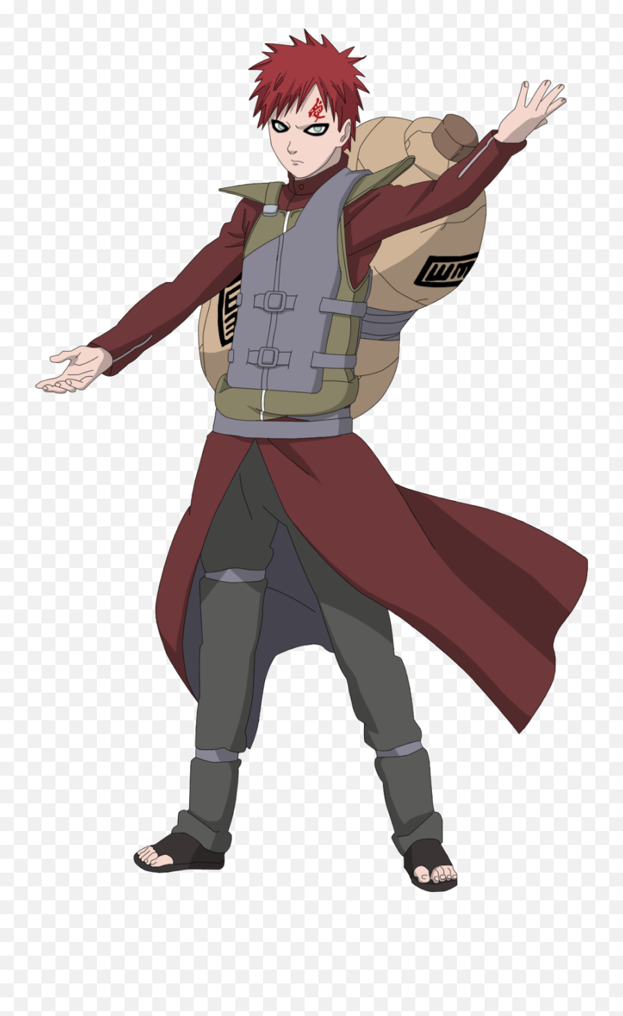 Hd Personagens Naruto Png - Gaara Transparent,Gaara Png