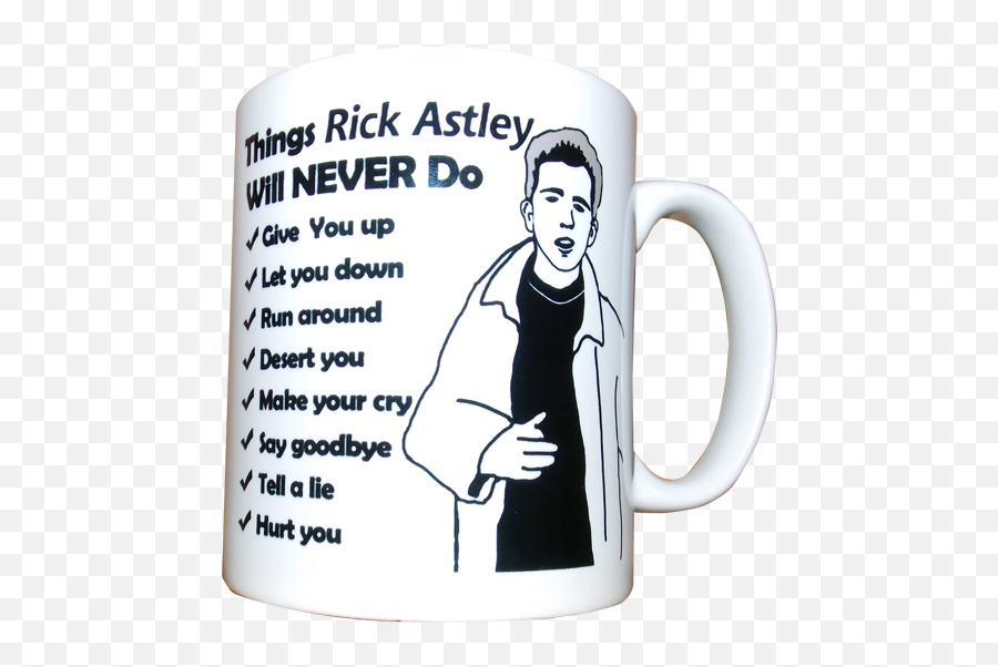 Rick Astley Mug Birds Yard Sheffield Mugs - Serveware Png,Rick Astley Png