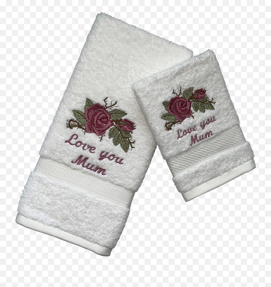 Hand Towel Face Washer Set Love Your Mum Hf102 U2014 Zest And Style - Unique Style For Rollator Walkers Png,Plum Png