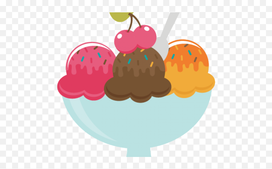 Download Ice Cream Clipart Bowl - Ice Cream In A Bowl Clip Png,Ice Cream Clipart Transparent