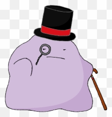 Ditto Imposter Clipart - Pokemon Ditto With Sunglasses Png,Ditto Png