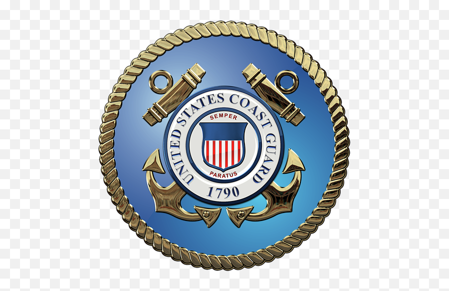 U - American Flag And Coast Guard Png,Coast Guard Logo Png