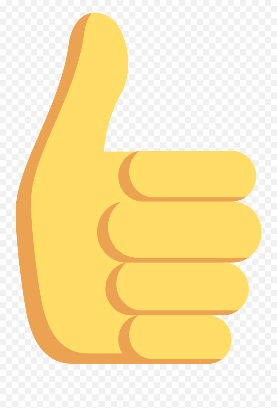 Thumb Clipart Emoji Transparent Free For - Sign Language Png,Thumbs Up Emoji Png