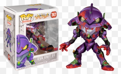 Funko Pop Neon Genesis Evangelion - Unit 01 Metallic Super Sized 6 747 png
