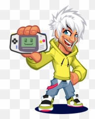 Retro Gaming Logo Sosfactory - Cartoon png