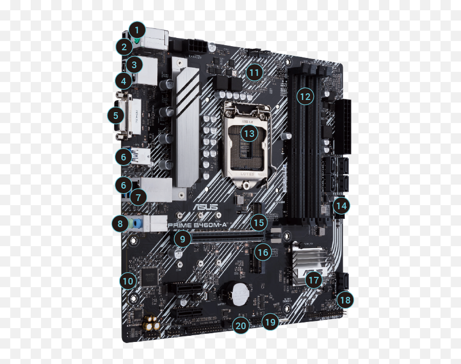 Prime B460m - Amotherboardsmotherboards Components Asus Prime B460m Png,A&e Logo Png