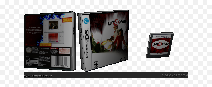 Left 4 Dead Ds Nintendo Box Art Cover By Kingknight - Left 4 Dead Ds Png,Left 4 Dead 2 Png