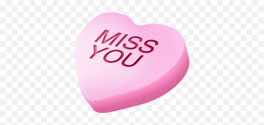 Candy Heart Miss You - Miss You Candy Heart Png,Candy Hearts Png