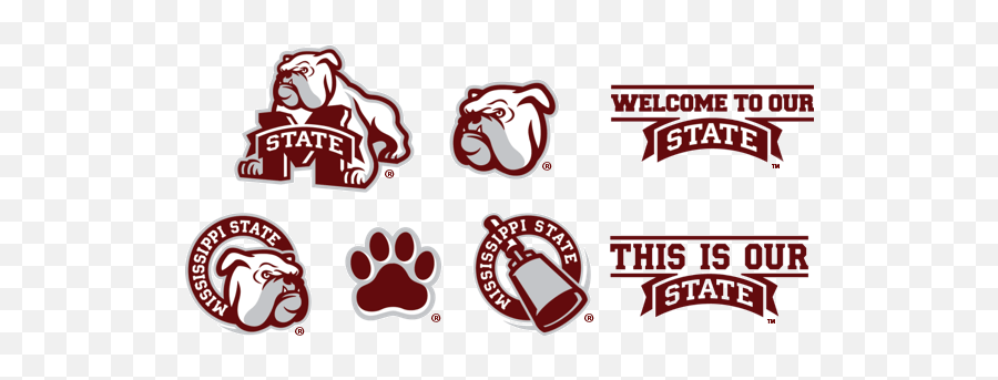 Mississippi State Bulldogs - Transparent Mississippi State Bully Png,University Of Mississippi Logos