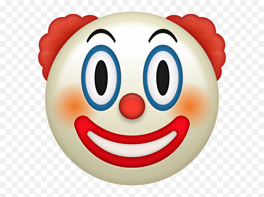 Clown Emoji Png - Iphone Clown Emoji Png,Png Emojis