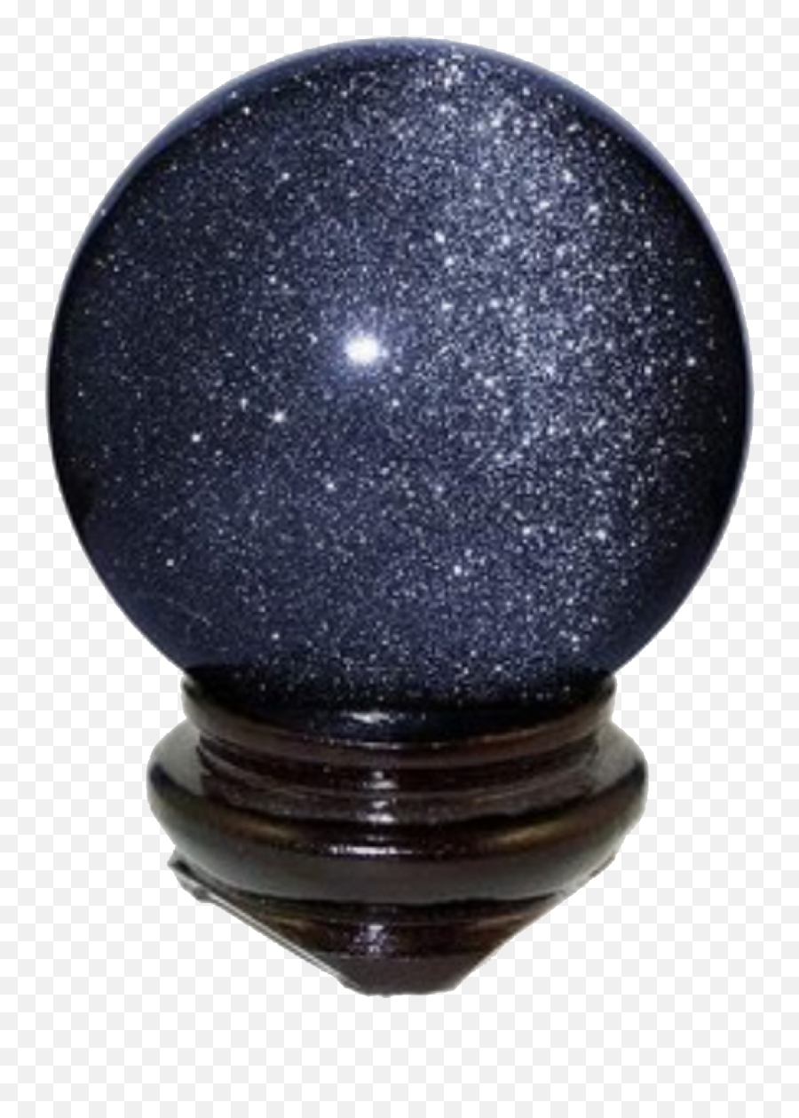 Dark Blue Crystal Ball Witch Magic - Solid Png,Crystal Ball Transparent Background