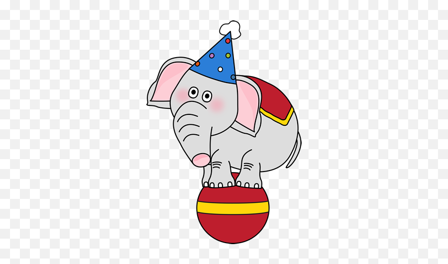 Elephant - Circus Theme Clip Art,Circus Elephant Png