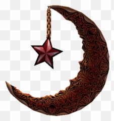 Red Crescent Moon - Png