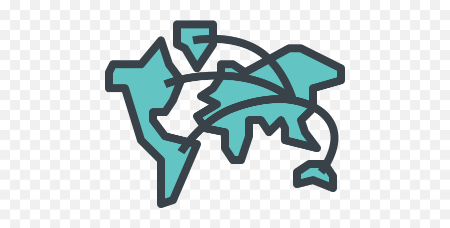 Connection Route Spread Virus Global Free Icon Of - Vector Graphics Png,Global Icon Png