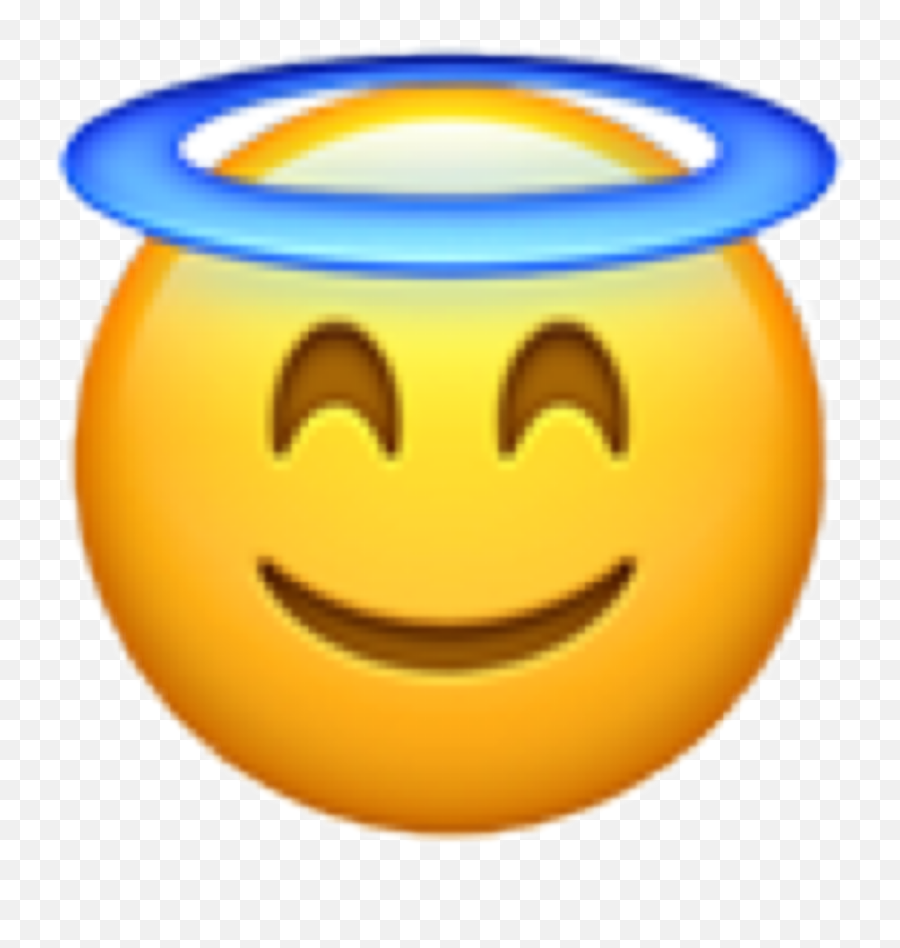 Smile Emoji Png Download - Halo Emoji Apple,Smiling Emoji Transparent