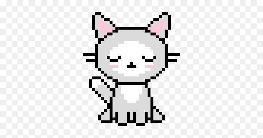 Kawaii Cat Pixel Art Maker - Pixel Art Cat Halloween Png,Kawaii Pixel Transparent