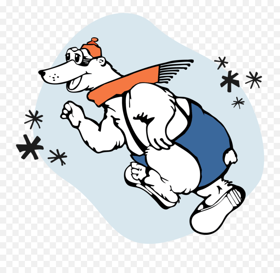 Courage Polar Bear Dip - Animated Cartoon Png,World Vision Logo
