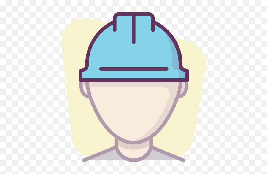 Construction Protection Worker User Helmet Free Icon Of - Proteccion De Los Trabajadores Png,Icon Alliance Reflective Helmet