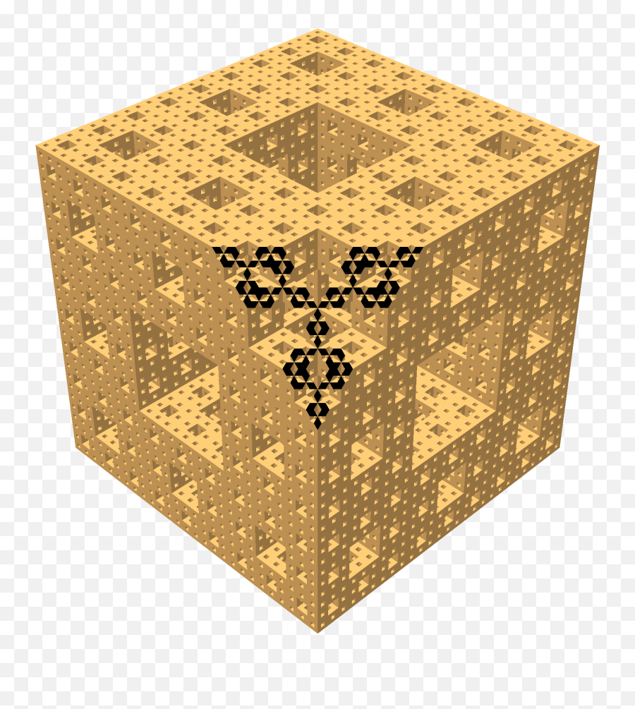 Filemenger Sponge Diagonal Section 06png - Wikimedia Commons Sierpinski Cube,Sponge Png