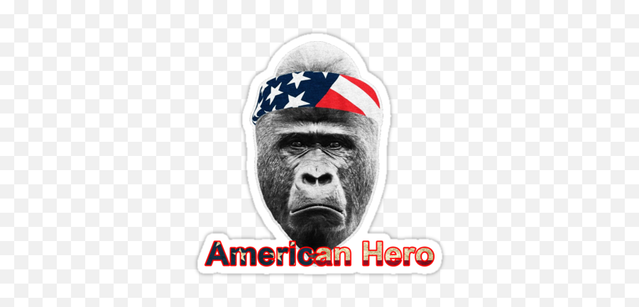 Harambe - Gorilla With Headband Png,Harambe Transparent