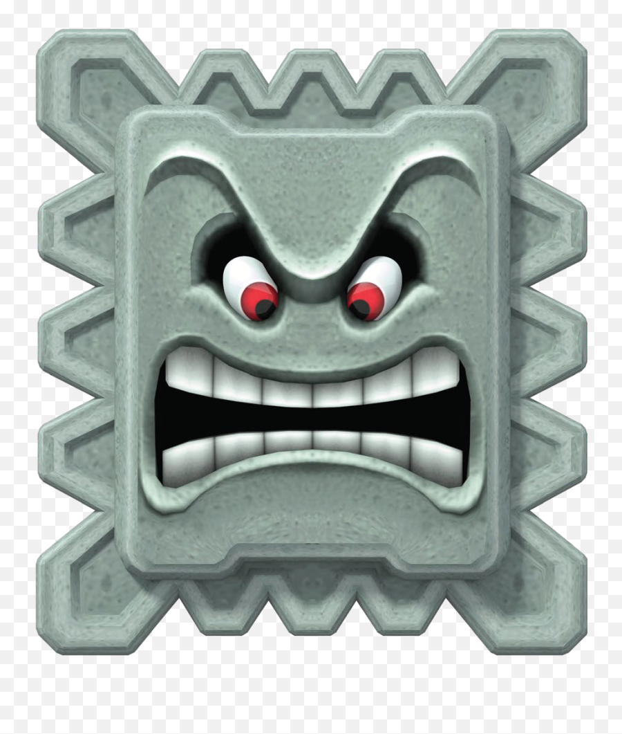 Thwomp - Super Mario Wiki The Mario Encyclopedia Thwomp Mario Png,Breath Of Fire Ryu Icon