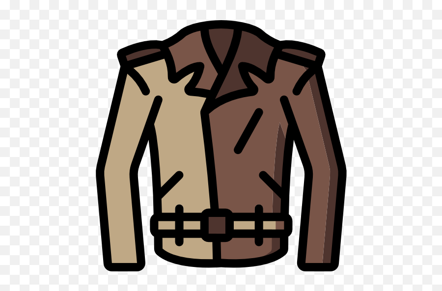 Leather Jacket - Free Fashion Icons Long Sleeve Png,Icon Moto Jacket