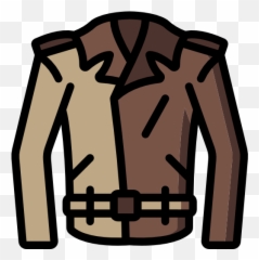 Leather Jacket - Free fashion icons Long Sleeve png