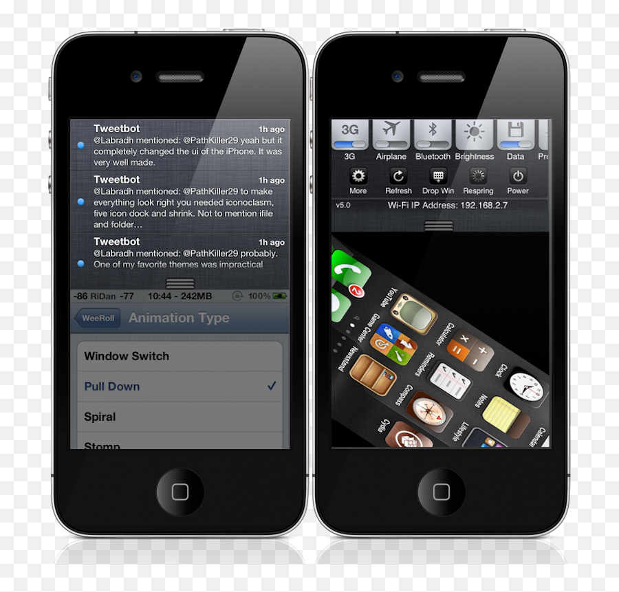 Add Barrel Like Transitions To Ios 5 Notification Center - Technology Applications Png,Iphone Notification Center Icon