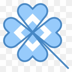 Clover Icon In Blue Ui Style - Fire Division Symbols png